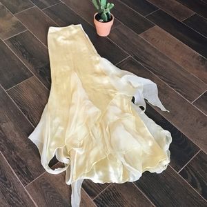 100 percent NWT silk Cache fairy skirt